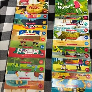 Complete set of 26 NEW Scholastic Alphabet Early Readers A-Z